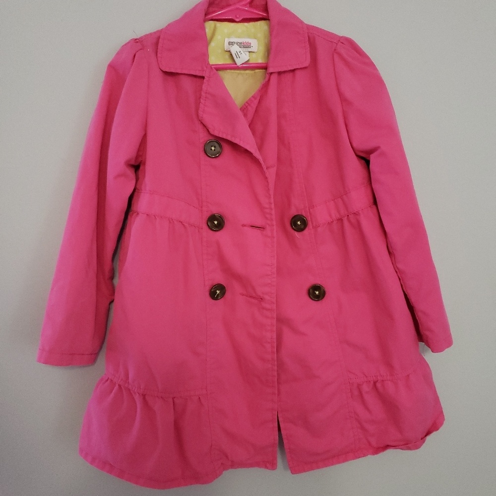 Pink Khaki Trench Coat / Genuine Kids 5T